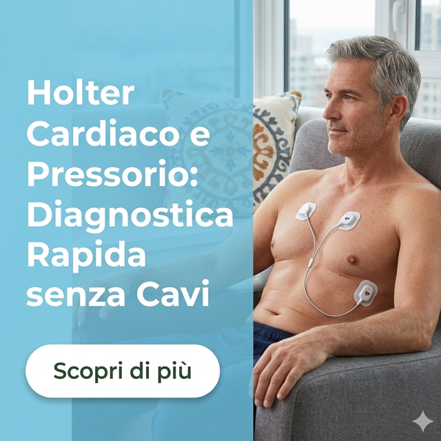 Holter Cardiaco e Pressorio: Diagnostica Rapida senza Cavi